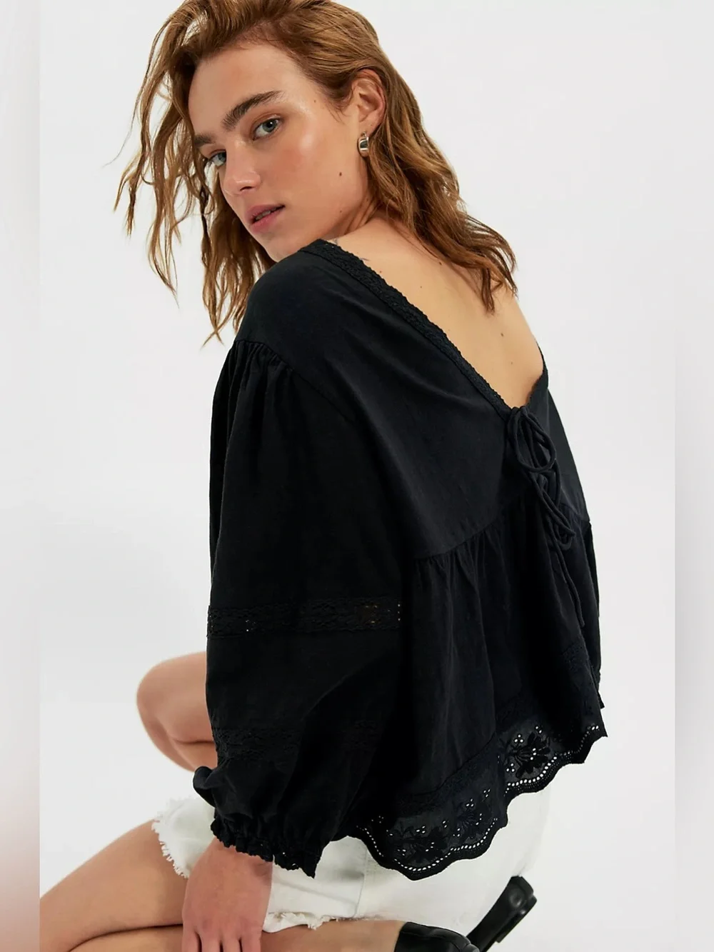 NWT! FP Free People Bowie Reversible Top Sz Large